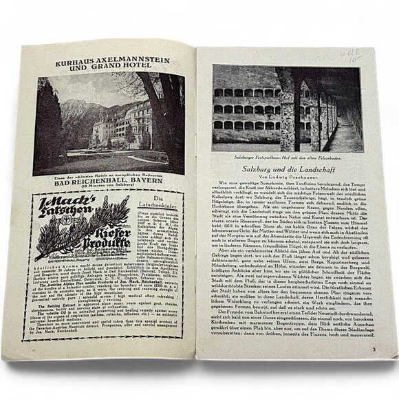 Salzburger Festspiele 1927 Festival Program Vintage Booklet With Original Illust - Picture 3 of 6